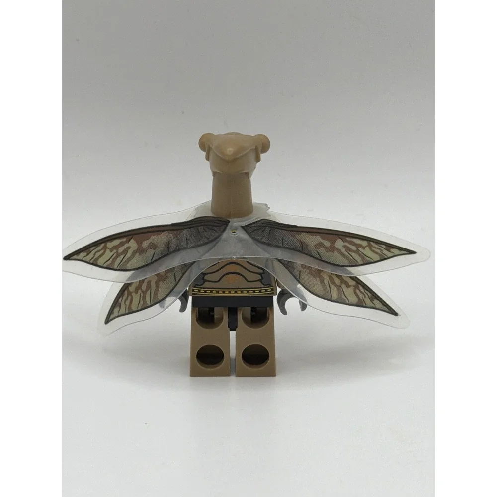 LEGO Star Wars Geonosian Minifigure SW0320 Dark Tan, Clone Wars Era w/ Wings